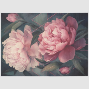 Peonies Series Design 6 Tissuepapier