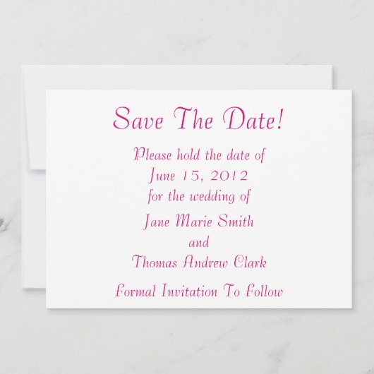 Peonies sparen de datum save the date (Achterkant)