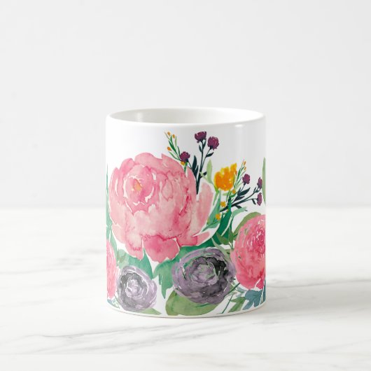 Peonies Specialized Mug Koffiemok (Center)