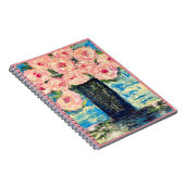Peonies spiraal Notitieboek (Rechterzijde)