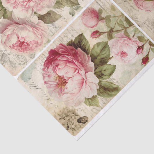 Peonies Tissuepapier (Detail)