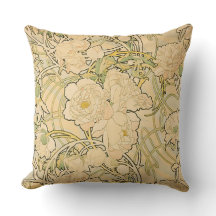 Peonies van Alphonse Mucha