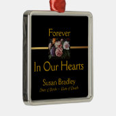 Peonies van Anselm Feuerbach Gepersonaliseerd Orna Metalen Ornament (Rechts)