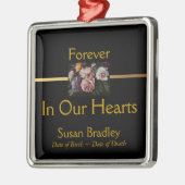 Peonies van Anselm Feuerbach Gepersonaliseerd Orna Metalen Ornament (Links)