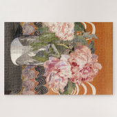 Peonies van Charles Rennie Mackintosh (1920) Legpuzzel (Horizontaal)