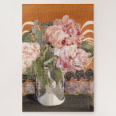 Peonies van Charles Rennie Mackintosh (1920) Legpuzzel (Verticaal)
