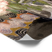 Peonies van Charles Rennie Mackintosh (1920) Poster (Hoek)