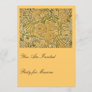 Peonies van Mucha Kaart