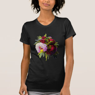 Peonies van Pierre Joseph Redoute T-shirt