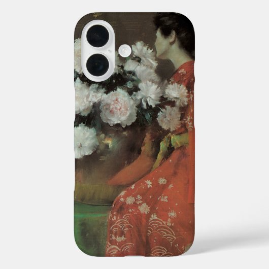 Peonies van William Merritt Chase,  kunst Case-Mate iPhone Case (Achterkant)