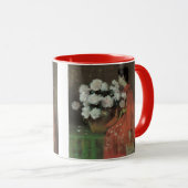 Peonies van William Merritt Chase, kunst Mok (Voorkant rechts)