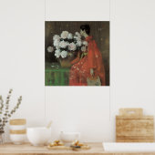 Peonies van William Merritt Chase, kunst Poster (Keuken)