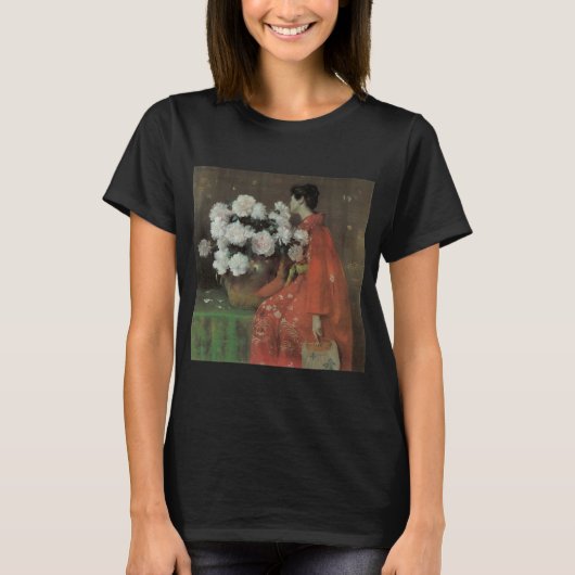 Peonies van William Merritt Chase, kunst T-shirt (Voorkant)