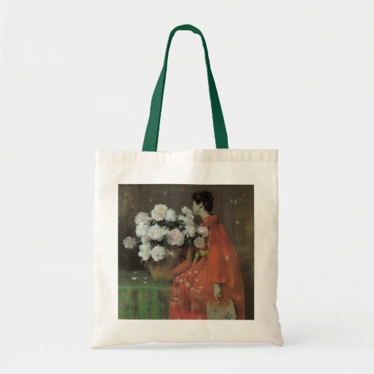Peonies van William Merritt Chase,  kunst Tote Bag (Voorkant)