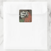 Peonies van William Merritt Chase,  kunst Vierkante Sticker (Tas)