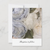 Peonies Wedding Uitnodiging (Achterkant)