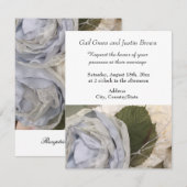 Peonies Wedding Uitnodiging (Voorkant / Achterkant)