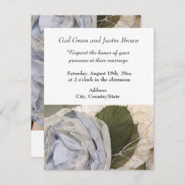 Peonies Wedding Uitnodiging