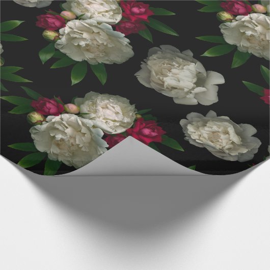 Peonies Wrapping Paper Cadeaupapier (Hoek)