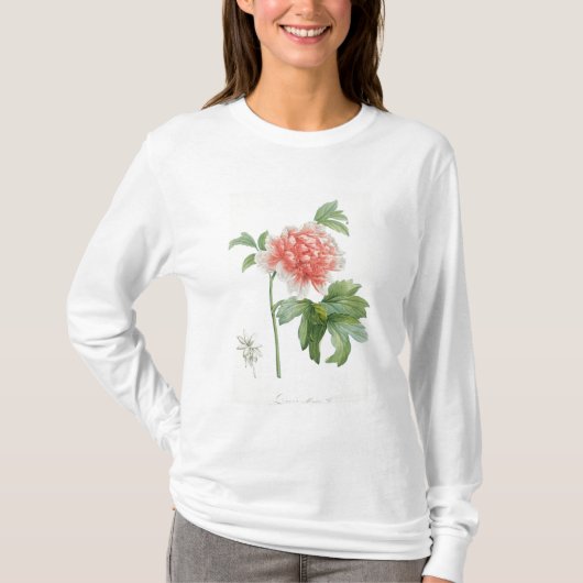 Peony, 1799 (kleurenspoeldruk) t-shirt (Voorkant)