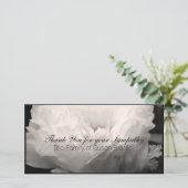 Peony 3 Sympathie Bedankt voor je foto (Staand voorkant)