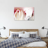 Peony Abstract Canvas Afdruk (Insitu (Slaapkamer))