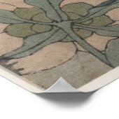 Peony and Canary by Katsushika Hokusai Poster (Hoek)