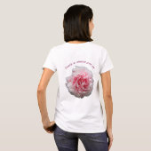 Peony Beauty t-shirt (Achterkant volledig)