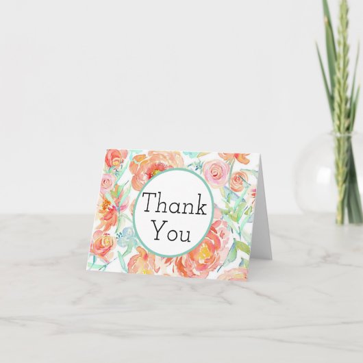 Peony Bedankt voor je kaarten (Voorkant)