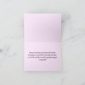 Peony begrafenis bedankt je kaart (Binnen)