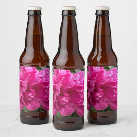Peony Bier Etiket (Flessen)