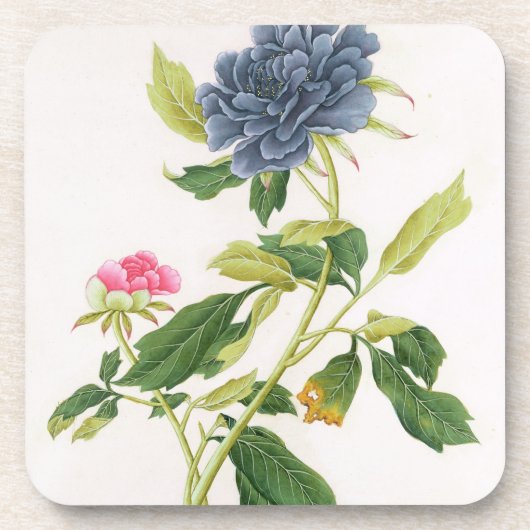 Peony Bier Onderzetter (Voorkant)