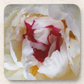 Peony-bladen Bier Onderzetter (Voorkant)