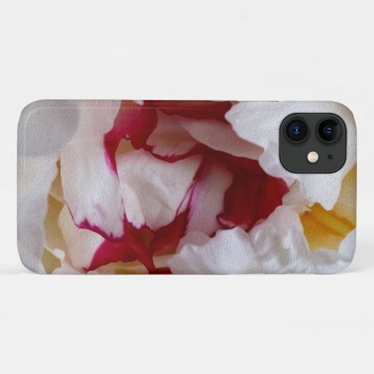 Peony-bladen Case-Mate iPhone Case (Achterkant (horizontaal))