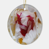 Peony-bladen Keramisch Ornament (Links)