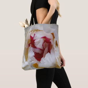 Peony-bladen Tote Bag