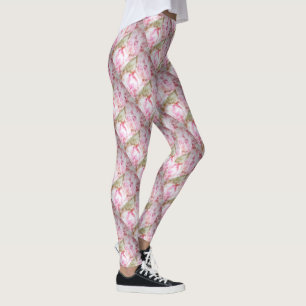 Peony Bliss All-Over-Print Leggings