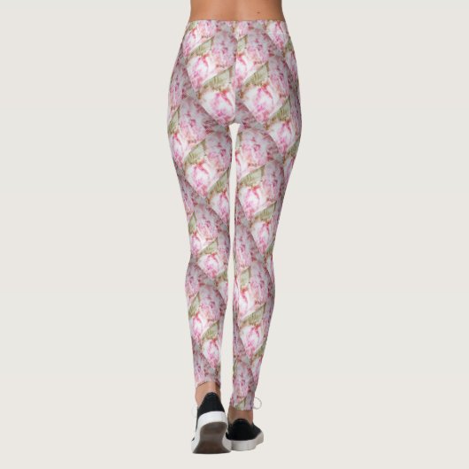 Peony Bliss All-Over-Print Leggings (Achterkant)