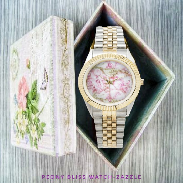 Peony Bliss Horloge (Creator heeft geüpload)