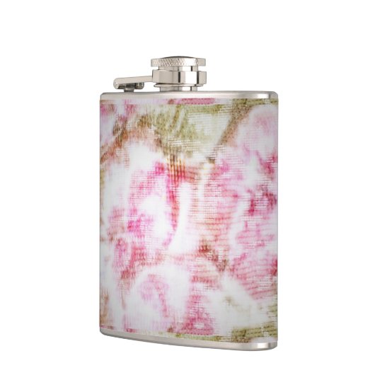 Peony Bliss Vinyl Wrapped Flask Heupfles (Links)
