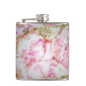 Peony Bliss Vinyl Wrapped Flask Heupfles (Voorkant)