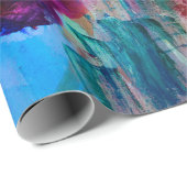 Peony-bloeiende struiken, moderne schilderijen, ol cadeaupapier (Rol Hoek)