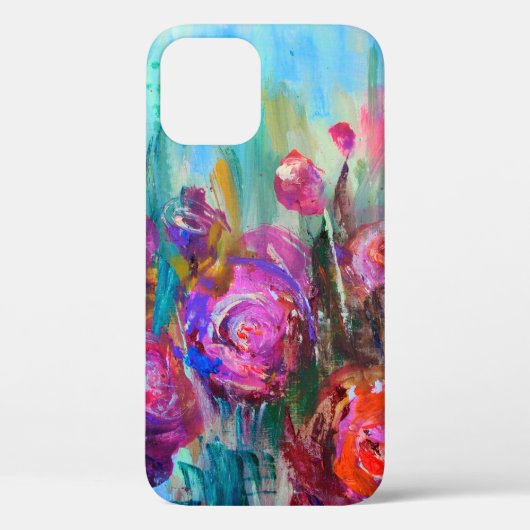 Peony-bloeiende struiken, moderne schilderijen, ol Case-Mate iPhone case (Achterkant)