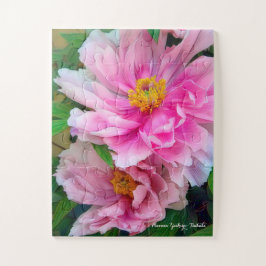 Peony [bloem] legpuzzel