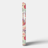 Peony-bloemen en -bladeren Case-Mate iPhone case (Achterkant / Links)