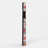 Peony-bloemen en -bladeren Case-Mate iPhone case (Achterkant/rechts)
