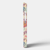 Peony-bloemen en -bladeren Case-Mate iPhone case (Achterkant / Links)