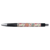 Peony-bloemen en -bladeren pen (Voorkant)