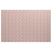 Peony-bloemen en -bladeren stof (Yard (91,4 cm))