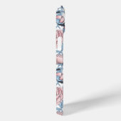 Peony bloemen en vogels Hoesje-Mate iPhone case (Achterkant / Rechts)